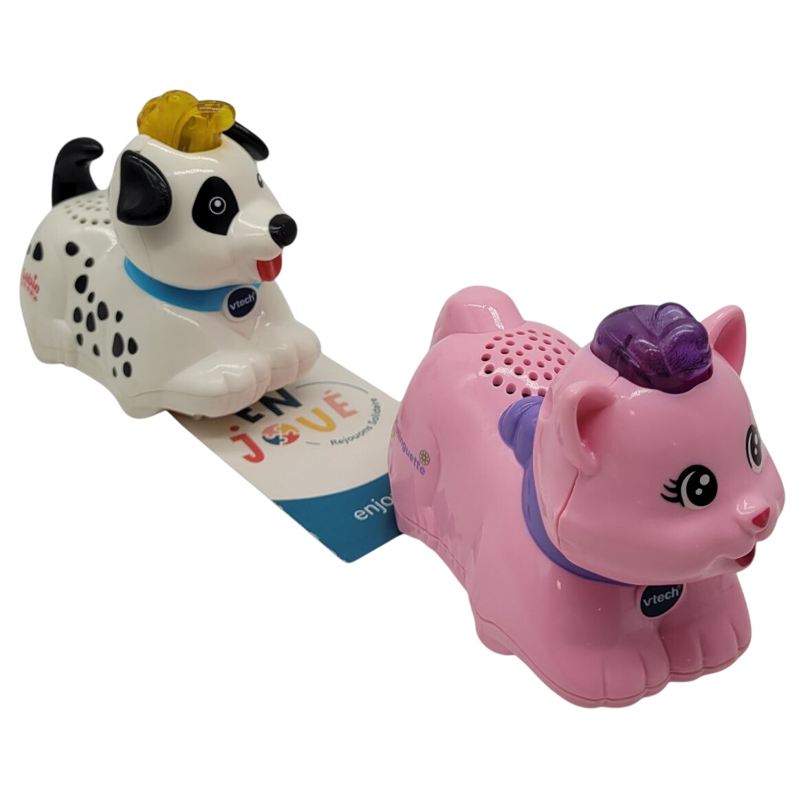 Acheter Lot de 2 Tut Tut Animo - Mistinguette la minette coquette - Gabin le dalmatien - Vtech - Dès 12 mois. Bon état - 10,00 € Lot de 2 Tut Tut Animo - Mistinguette la minette coquette - Gabin le dalmatien - Vtech - Dès 12 mois. Bon état - reconditionné disponible sur Label Emmaüs